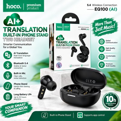 Hoco EQ100 Intelligent AI translation headset(App)